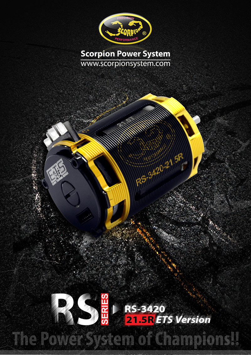 New Released !! Scorpion RS-3420-21.5T ETS version sensored New Released !! Scorpion RS-3420-21.5T ETS version sensored
